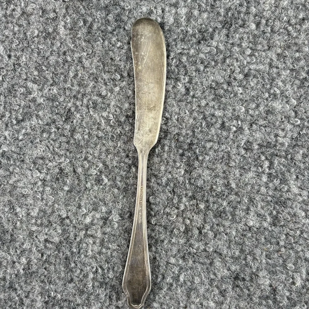 Vintage Rogers & Bro. Garland 1914 A1 Silverplate Butter Spreaders Set of 6